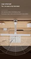Lámpara De Lectura LED Doble Con Pinza Y Control Táctil Dimmer Protección Ocular Para Dormitorio Estudio Oficina - details 2
