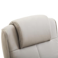 Sillón TV reclinable giratorio 360 ° con reposapiés Gris, L 78 × A 71 × A 101 cm, Cómodo Sillón de Salón - details 4