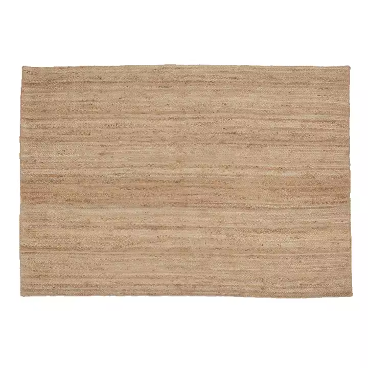 Ottoman - Alfombra de Yute Alma 100% Fibra de Yute Natural - Alta Resistencia - Tejida a Mano - Alfombra para Salón - 1