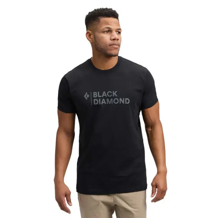 Black Diamond Camiseta De Manga Corta Mini Stacked - 1