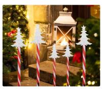 Luces Solares De Copos De Nieve LED Para Jardín Decoración De Navidad Guirnalda De Árbol De Navidad Y Paisaje Externo - details 11