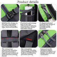 Mochila Grande Impermeable De 40L Para Camping Y Senderismo Durable De Nylon Bolsa De Viaje Al Aire Libre Con Cierre De Cordóndetails 4