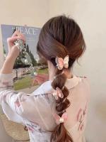 Cinturones Elásticos Para Pelo De Mujer Y Niñas Con Diseño De Mariposa Accesorios Para Cabello De Espiral De Goma Para Colas De Caballo - details 7