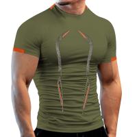 Camiseta De Entrenamiento Para Hombre Verano Transpirable Y Rápida De Secado Para Gimnasio Correr Y Jogging Tops De Fitness - details 5