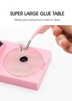 1PCS Herramienta Esencial De Estación Para Pestañas Acrílicas Reutilizables 2 En 1 Soporte Para Pestañas Falsas Y Portador De Pegamento Para Ojos - details 8