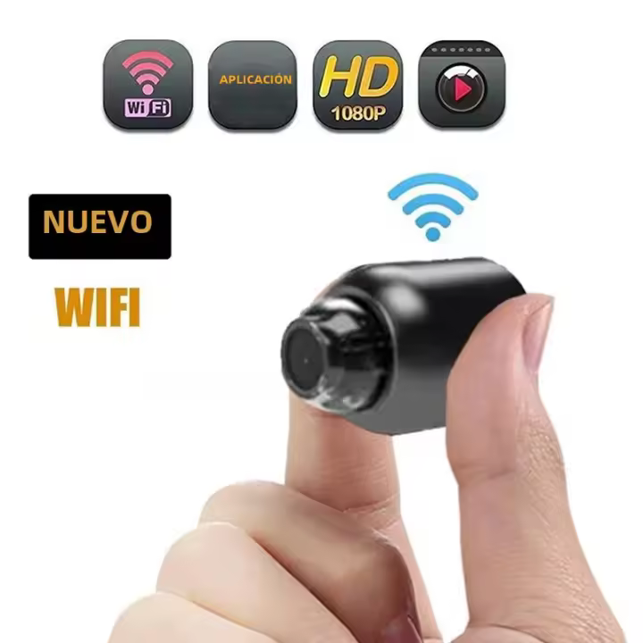 Cámara Mini HD 1080P WiFi IP Inteligente Interior Con Visión Nocturna AI Human Detection Para Seguridad Doméstica Y Vigilancia - 1