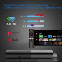 Smart TV Stick Salange M98 Y10 Android 14 ATV Allwinner H618 Con WIFI Dual 2.4G/5G Airplay Preinstalado APP Control Remoto Incluido - details 7