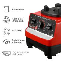 2000W2 en 1 licuadora duradera fruta juicer licuadora fija para procesador de alimentos helado smoothies para juicer de cocina - details 6