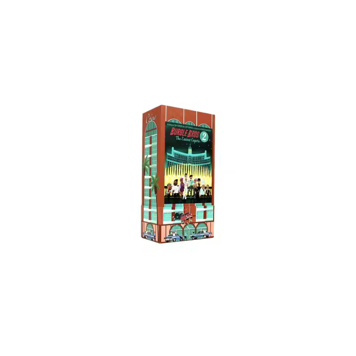2Tomatoes Games | Burgle Bros 2: Operación Casino | Juego de Tablero Cooperativo | Gestión de Acciones | ¡Entrad, Robad y Escapad! | Conviértete en un Ladrón | 1 a 4 Jugadores | Idioma: Español | Edad Mínima: 10 Años | Tiempo Partida: 45min - 1