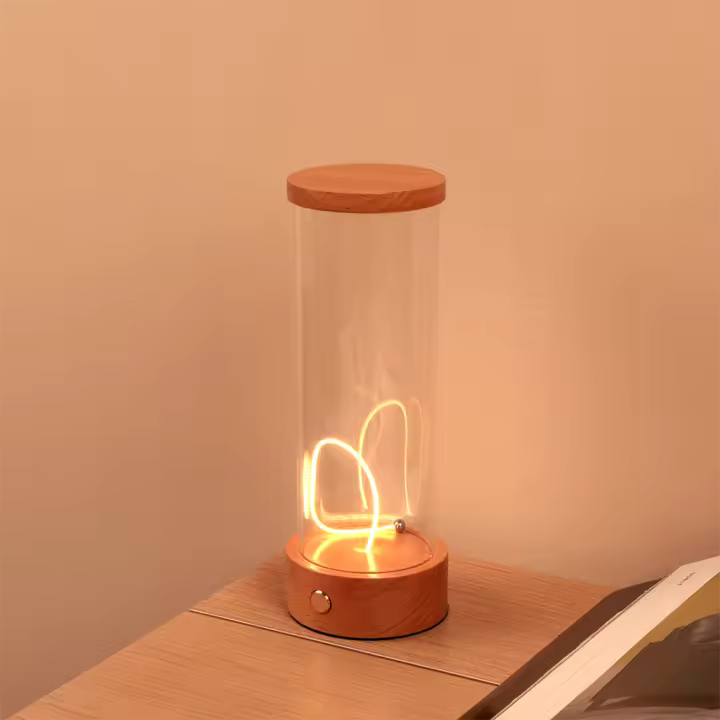 Lámpara De Mesa Portátil LED Magnética Recargable Y Dimmer Para Ambientes Creativos Luz Para Bars Cama Y Camping - 1