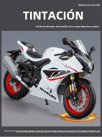 Modelo a Escala 1:9 Suzuki GSX-1000R Motocicleta En Miniatura Con Ruedas De Aleación Absorción De Choques Regalo Para Niños - details 7