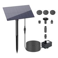 Fuente Solar De Jardín 5W 5V Con Palillo Y Sistema De Riego Para Acuario Decoración De Jardín Eficiente Y Ecológica - details 0