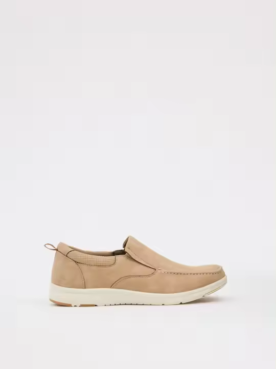 Mocasines mate sin cordones, costuras en contraste, suela de goma, estilo y funcionalidad versátil INSIDE - 1