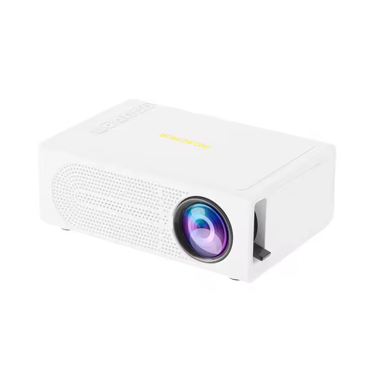 Mini portátil LED proyector De shot short 1080p HD cine en casa con cable teléfono móvil mismo soporte de pantalla 1080p - 1