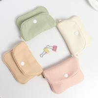 Monedero Portátil De Algodón Mini Monedero Ligero Bolsa De Auriculares Color Sólido Para Mujeres Y Hombres - details 2