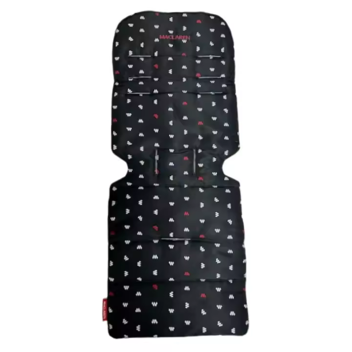 Colchoneta MACLAREN para asiento de silla de paseo - UNIVERSAL - Reversible - Fácil de poner - Dos caras - TRANSPIRABLE - Lavable en lavadora - Cómoda Y suave - 1
