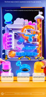 Juego De Aventura En Railway Para Niños Juguetes Educativos Interactivos Montessori Con Bola Rodante Animal Espacial Rocket Material De Plástico ABS - details 4