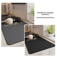 Mantel De Café Super Absorbente Grande Placa De Cocina Almohadilla De Secado Rápido Antideslizante Para Utensilios De Cocina Matriz De Diatomeas Moderna - details 4