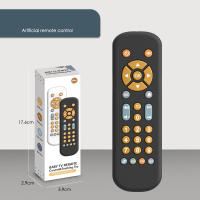 Juguete Educativo Para Bebés Control Remoto De TV Con Cubierta De Silicona Suave Música Y Luz Aprendizaje Temprano Para Niños - details 8