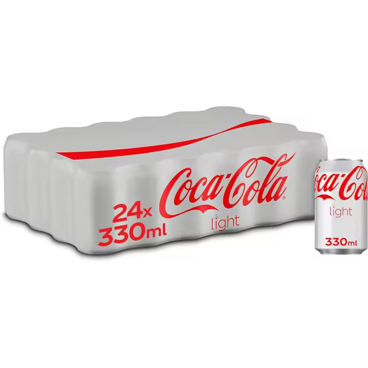 Pack 24 Cola-Cola Ligth 33cl lata - 1