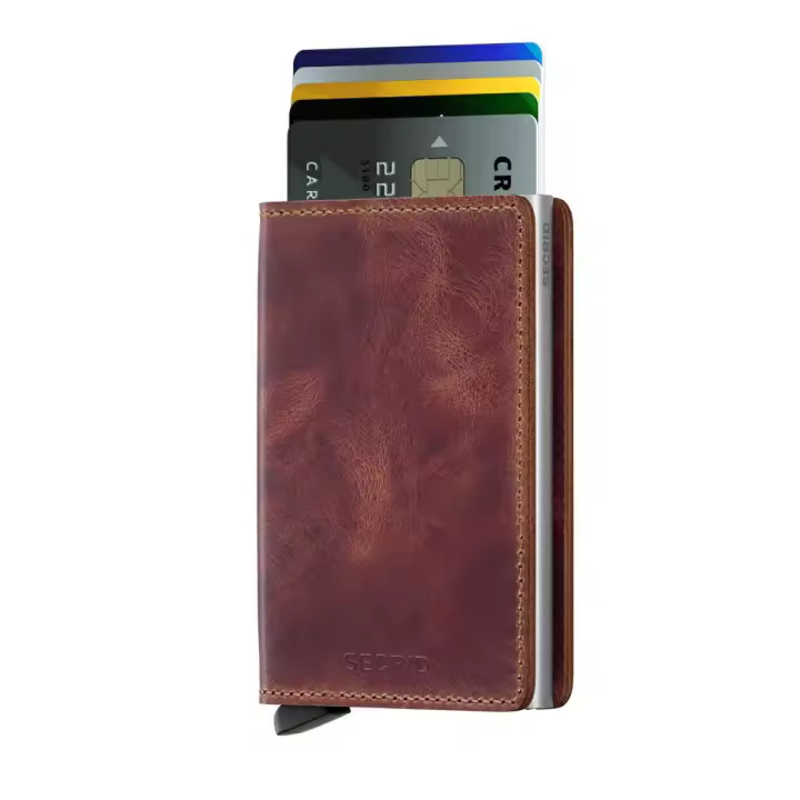 secrid slimwallet vintage brown - 1