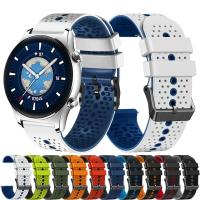 Correa De Reloj De 22mm Para Amazfit GTR 47mm GTR4 Pulsera De Silicona Compatible Con Amazfit Balance GTR 3 pro 2 2e Accesorio De Moda Para Hombres Y Mujeres - details 1