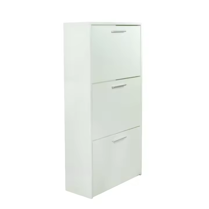 KAMIBIA | Zapatero BLANCO 3 puertas. TRANSPORTE INCLUIDO. - 1