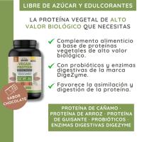 WeBotanix  Proteína Vegana 768 gr Sabor Chocolate  Vital Sport  Proteína de Cáñamo, Arroz y Guisante  Vitamina B6, Probióticos y Enzimas Digestivas  Sin Gluten, Sin Edulcorantes Artificiales - details 0