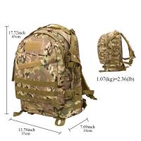 Mochila Táctica De 50L 3D Para Exteriores Impermeable Con Sistema Molle Para Caza Escalada Senderismo Pesca Trekking Viaje Rucksack Unisex - details 0