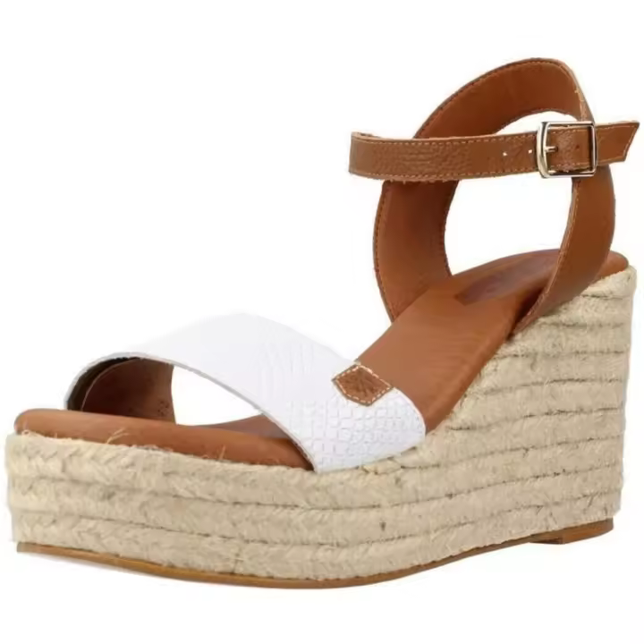 Cuña marca Popa modelo Ca26601 001 para mujer en color blanco - 1