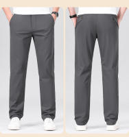 Nuevos Pantalones Casuales Para Hombre De Algodón Para Todas Las Estaciones Pantalones Negocios Rectos Y Slim Moda Clásica Talla Grande Con Bolsillos - details 18