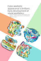 Rompecabezas De Papel Irregular Cartoon Para Niños Juguete Educativo Mini Desafío Montessori 24-28-36 Piezas Estilo Animal Espacial Oceanos - details 4