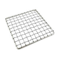 Malla De Asado En Acero Inoxidable Para Camping Grillete Cuadrado Redondo Herramienta De Barbecue Resistentes Al Calor Fáciles De Limpia Para Actividades Al Aire Libre Viajes Picnics BBQ - details 7