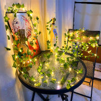 Luces De Enredadera Artificiales Con Hojas Verdes Y Flores 2M-10M Para Decoración De Hogar Y Bodas USB/Batería Ramadan Guirnalda LED Calidad UL CE CCC Longitud Variable De 2 a 10 Metros - details 3