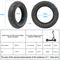 Pneumático Sólido De Goma 10x2.50 Para Scooter Eléctrico Xiaomi M365 pro 1S Neumático Antigoteado Tubless Piezas De Repuesto - details 3