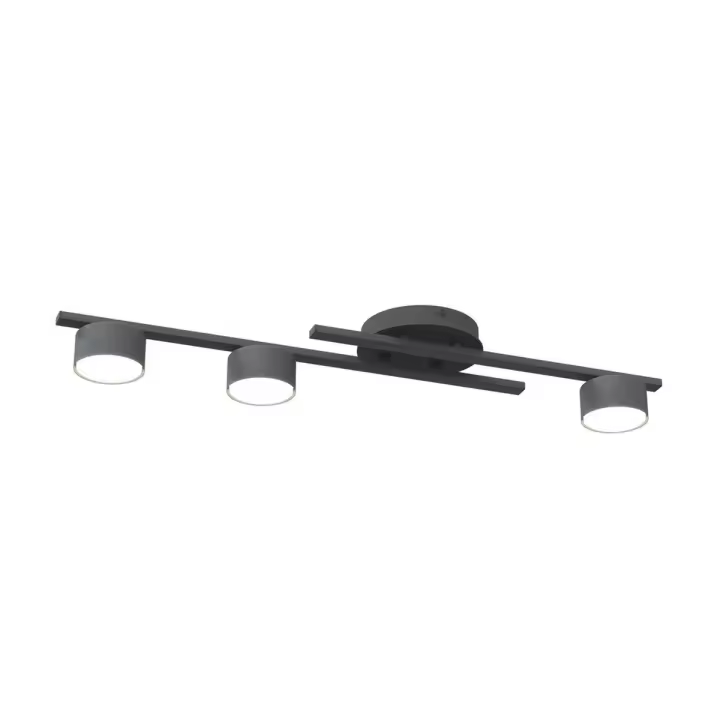 Lámpara de Techo Fragment, Metal, Negro, 9,5x14x73 cm - 1