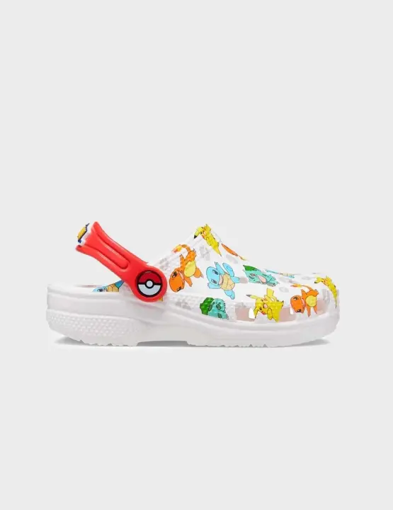 Crocs Classic Pokemon Clog K zuecos blanco para niño y niña - 1