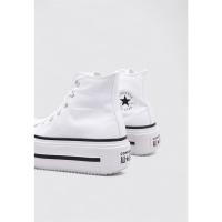 Converse CHUCK TAYLOR ALL STAR LIFT DOUBLE STACK Botines Con Plataforma Mujer Blanco - details 2