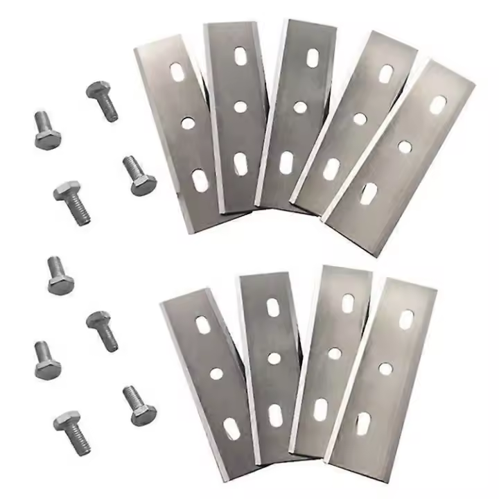 9 unids compatible para AL-KO robolinho 500 / 700/1150/1200/2000 lawnmwer cuchillas de acero inoxidable pieza corte - 1