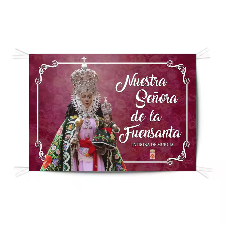 Balconera Tela Nuestra Señora de la Fuensanta 100x150 Edima - 1