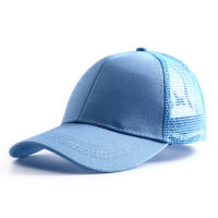 Nueva Gorra De Béisbol Para Mujer Verano 2023 Camuflaje Malla Snapback Moda Cabello Desordenado Poniente Protección Solar Unisex Talla Única - details 7