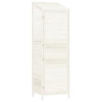 Cobertizo de jardín madera maciza de abeto blanco 55x52x174,5cm Decoración de muebles de jardín al aire libre - details 1