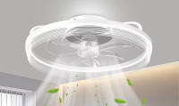 Ventilador Plafón LED 3000K-4000K-6000K Luz Regulable, Motor DC con 6 Velocidades de Aire y Aspas dirigibles para repartir el aire - details 2
