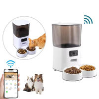BIT TOP-Alimentador automático inteligente para mascotas, cuenco con o sin cámara, 5L，Comedero Gato Automatico,Control remoto, grande, 1/2 tazones, Comederos Automáticos Inteligente para Gatos y Perros,dispensador de comida para gatos - details 0
