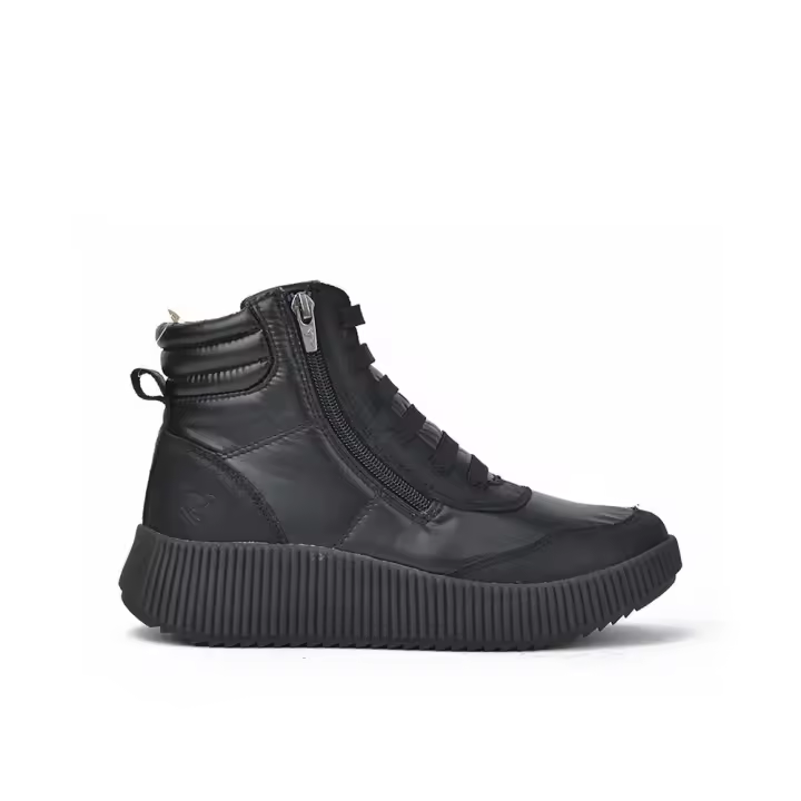 Kangaroos K12 Botines para mujer negros en piel 82859 - 1