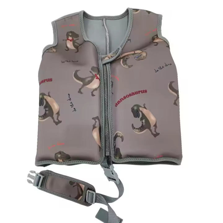 Nueva Camiseta De Baño Para Bebés Primavera Y Verano Protección Solar Ayuda En Natación Ropa De Flotación Unisex - 1