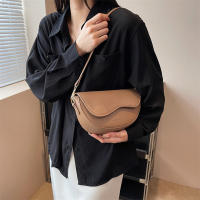 Bolso De Hombro Pequeño De Cuero PU Vintage Para Mujer Bolso Transversal De Moda Con Cierre De Cubierta Y Pochete Interior - details 11