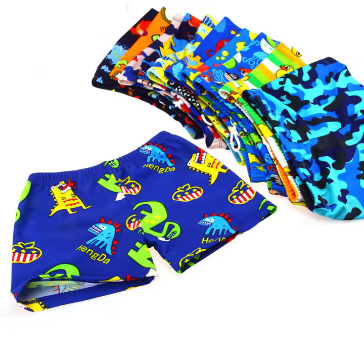 Nuevos Pantalones De Baño Para Niños Verano 2024 Con Diseño De Dinosaurio Y Tiburón Pantalones De Playa Casuales Para Niños Traje De Baño Infantil - 1