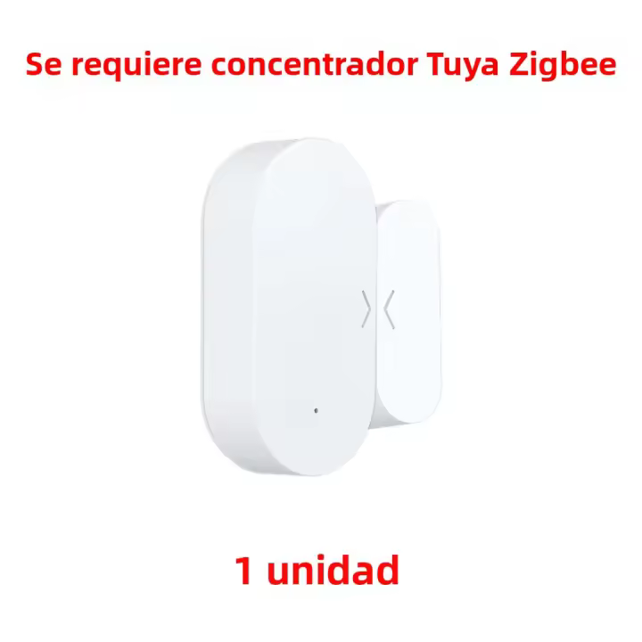 Sensor De Puerta Y Ventana Zigbee Tuya Alarma Antirrobo Para Seguridad Del Hogar Compatible Con Alexa Google Home Smart Life - 1