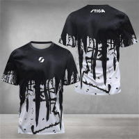 Camiseta De Entrenamiento De Tenis Y Badminton Para Hombres 2024 Desechable Rápido Secado Suave Cómodo O-Neck Manga Corta Transpirable Deporte Fitness - details 9